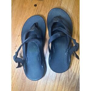 Chaco Classic Z-Style Sport Sandals Black Women’s 7 Adjustable Strap Toe Loop